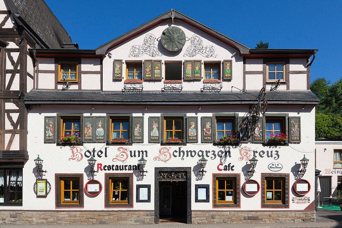 Hotel Zum Schwarzen Kreuz, Altenahr, Ahrsteig, Rotweinwanderweg, Ahr, Rheinland-Pfalz, Deutschland