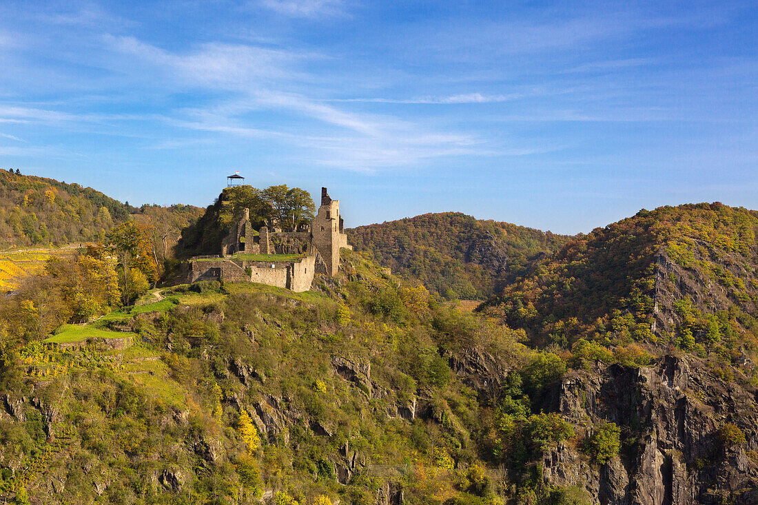 Burg Are, Altenahr, Ahrsteig, Rotweinwanderweg, Ahr, Rheinland-Pfalz, Deutschland