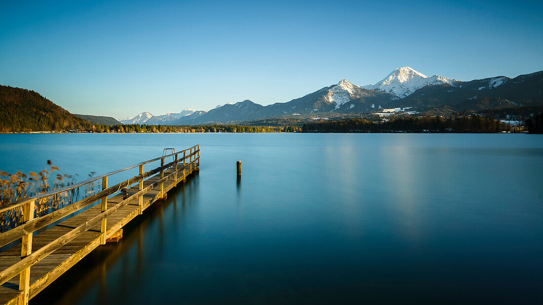 Steg am Faaker See, Villach, Kärnten, Österreich