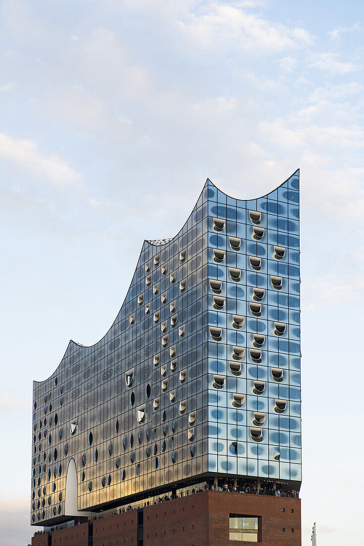 Elbphilharmonie, Architekten Herzog & De Meuron, Hafencity, Hamburg, Deutschland