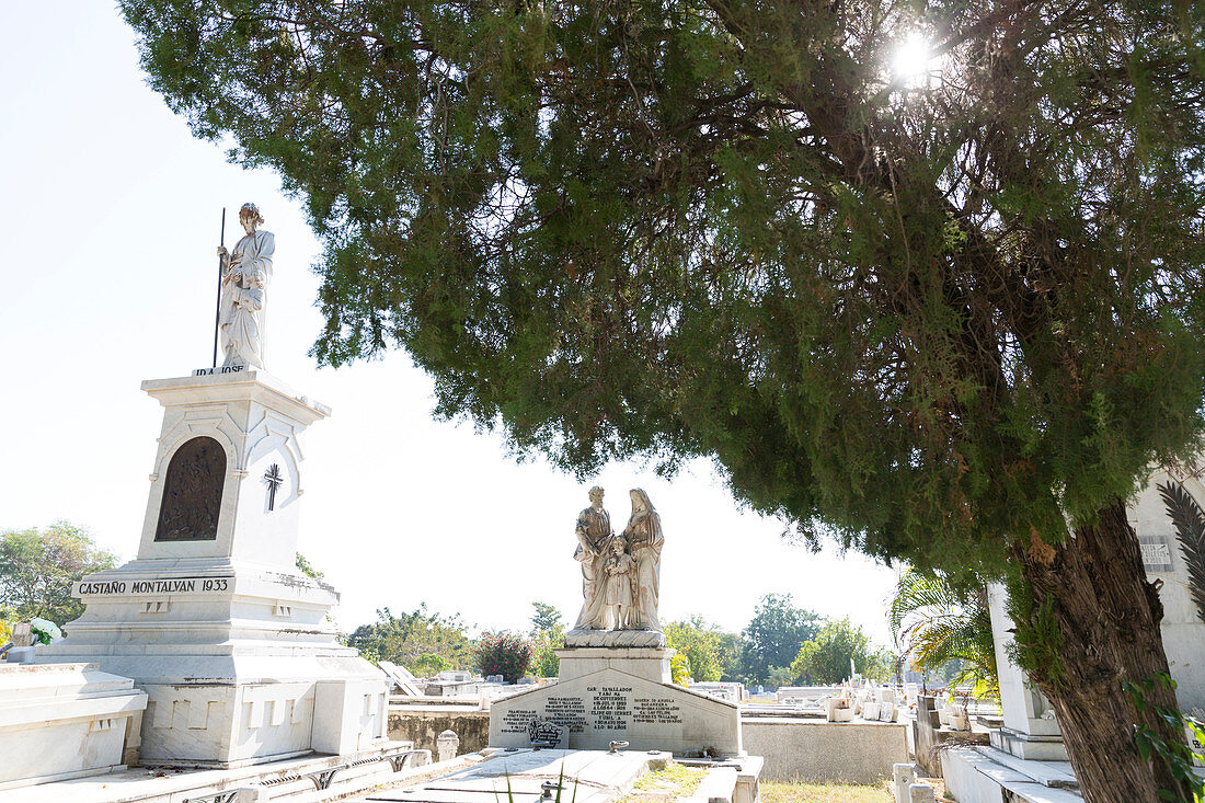 Tomas Acea graveyard Cementerio, Cienfuegos, Cuba, Caribbean island