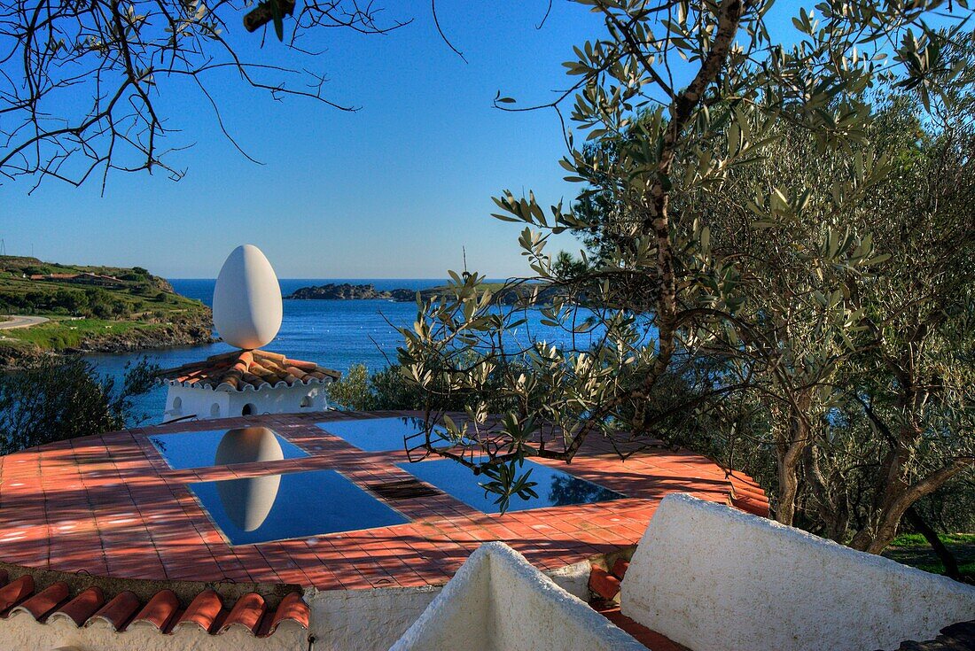 Europe,Espagne,Catalogne,Costa Brava,Cadaques, Port Lligat, the house of the painter Salvador Dali.