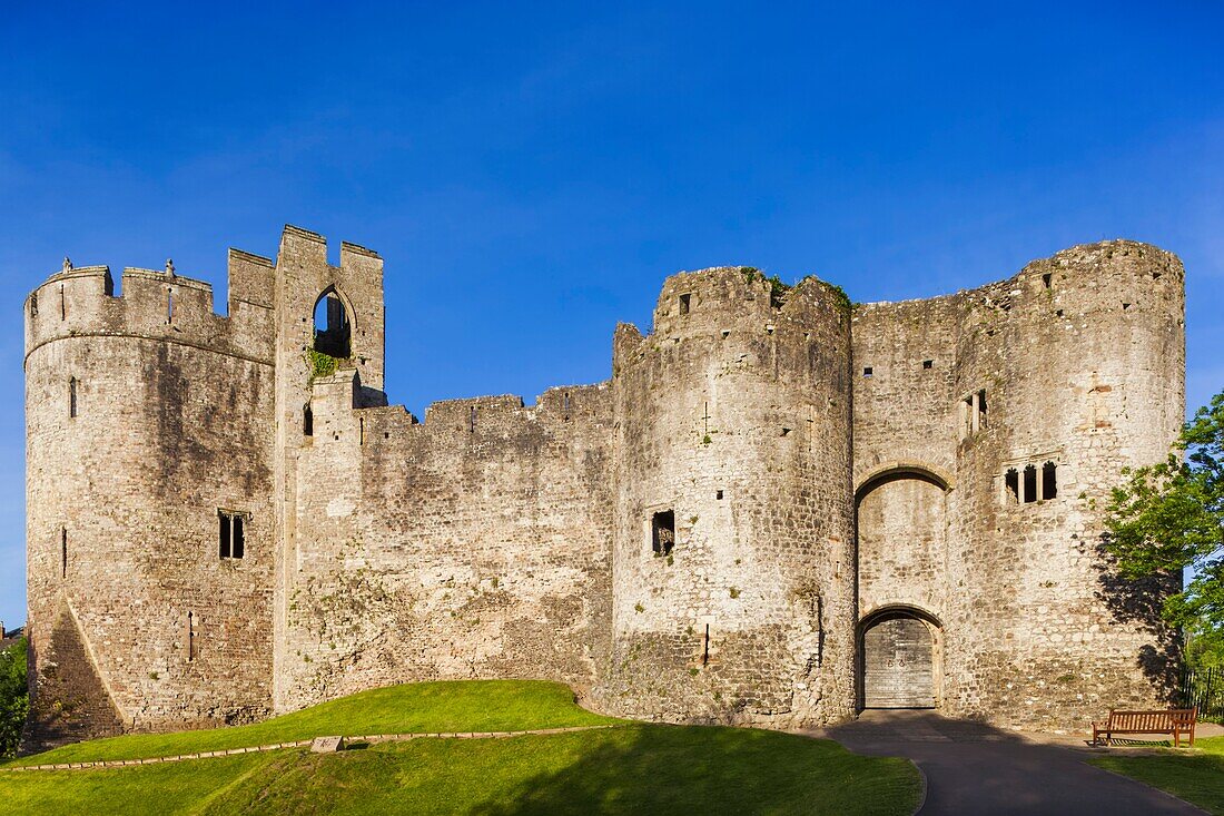 Wales, Monmouthshire, Chepstow, Chepstow Castle