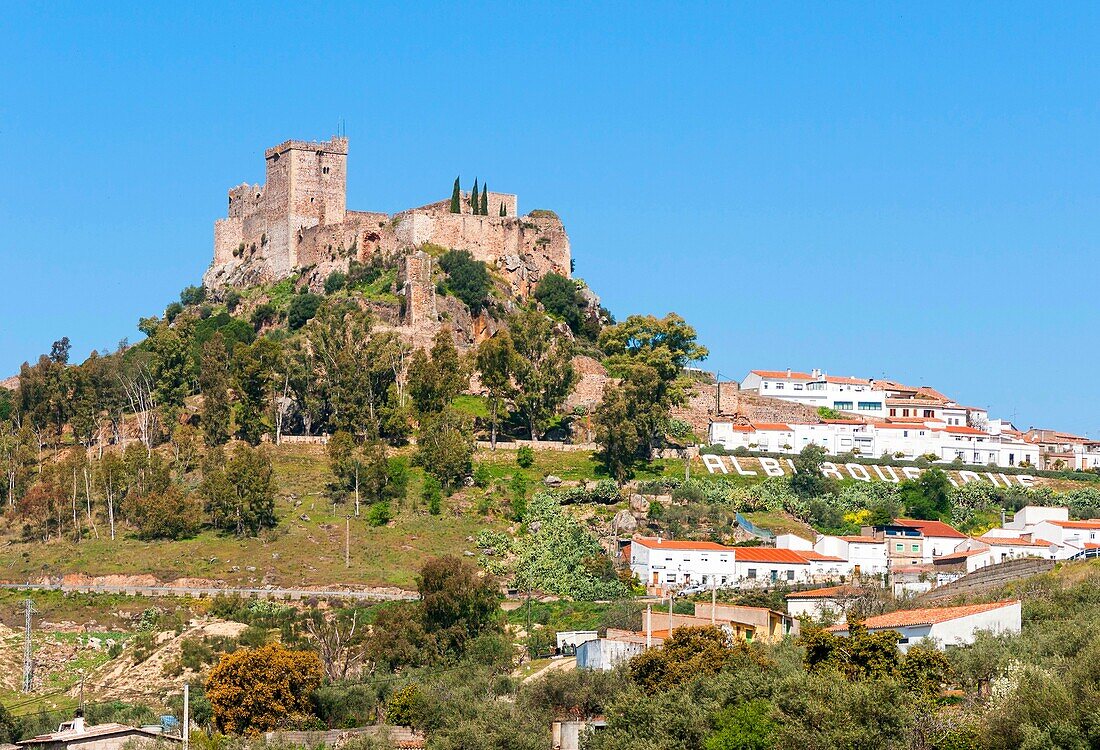 Castillo de Luna, Alburquerque, Badajoz, Extremadura, Spain