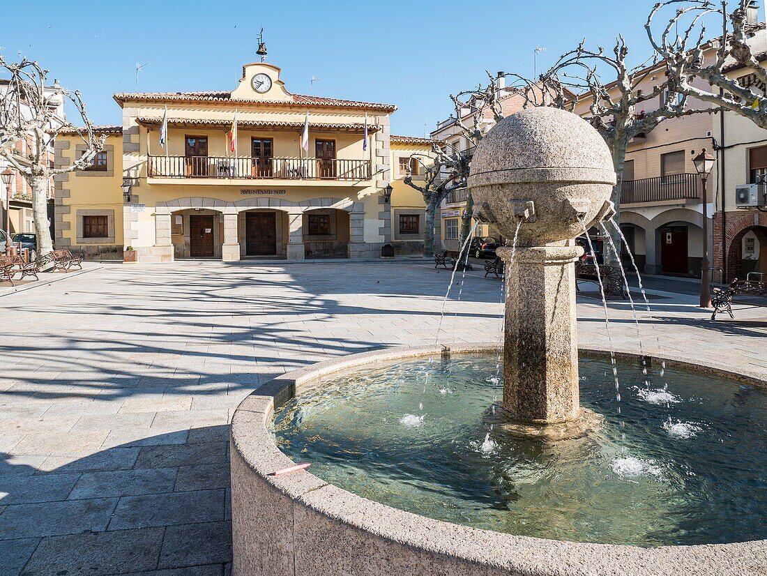 Town Hall, Madrigal de la Vera, Cáceres, Extremadura, Spain