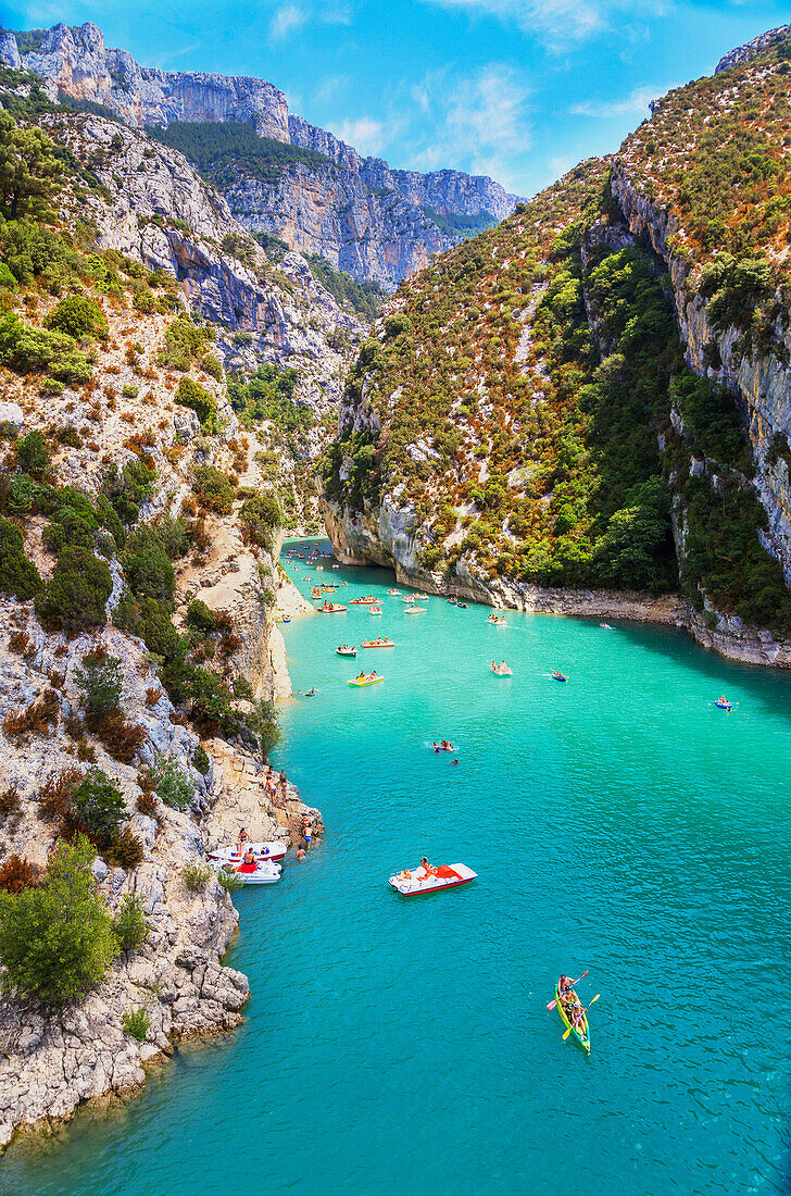 Lake St. Croix, Gorges du Verdon, Provence-Alpes-Cote d'Azur, Provence, France, Europe