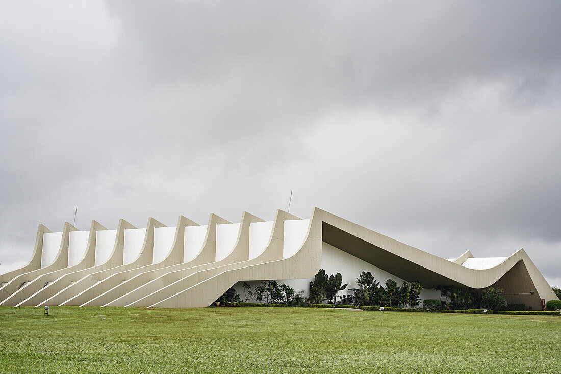 Army Headquarters designed by Oscar Niemeyer, Brasilia, UNESCO World Heritage Site, Brazil, South America