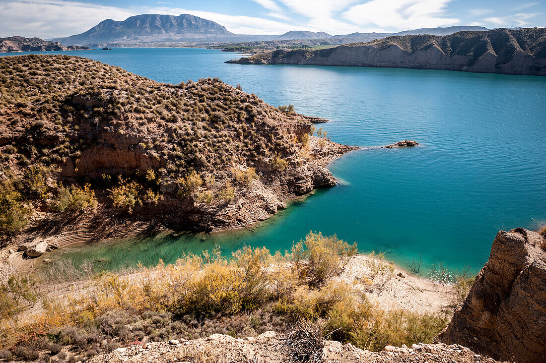 lake, Embalse de Negratin, Andalusia, Spain, Europe