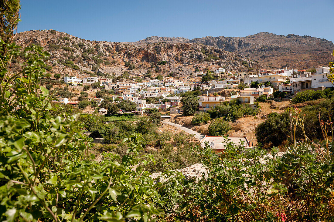 Mountain village, Selia, Plakias, Crete, Greece, Europe