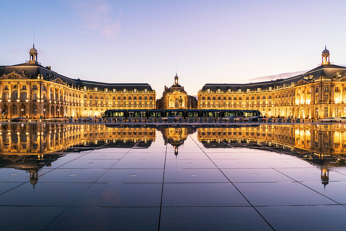 Place De La Bourse, Bordeaux, UNESCO-Weltkulturerbe, Gironde,  Aquitanien, Frankreich, Europa Bordeaux, France