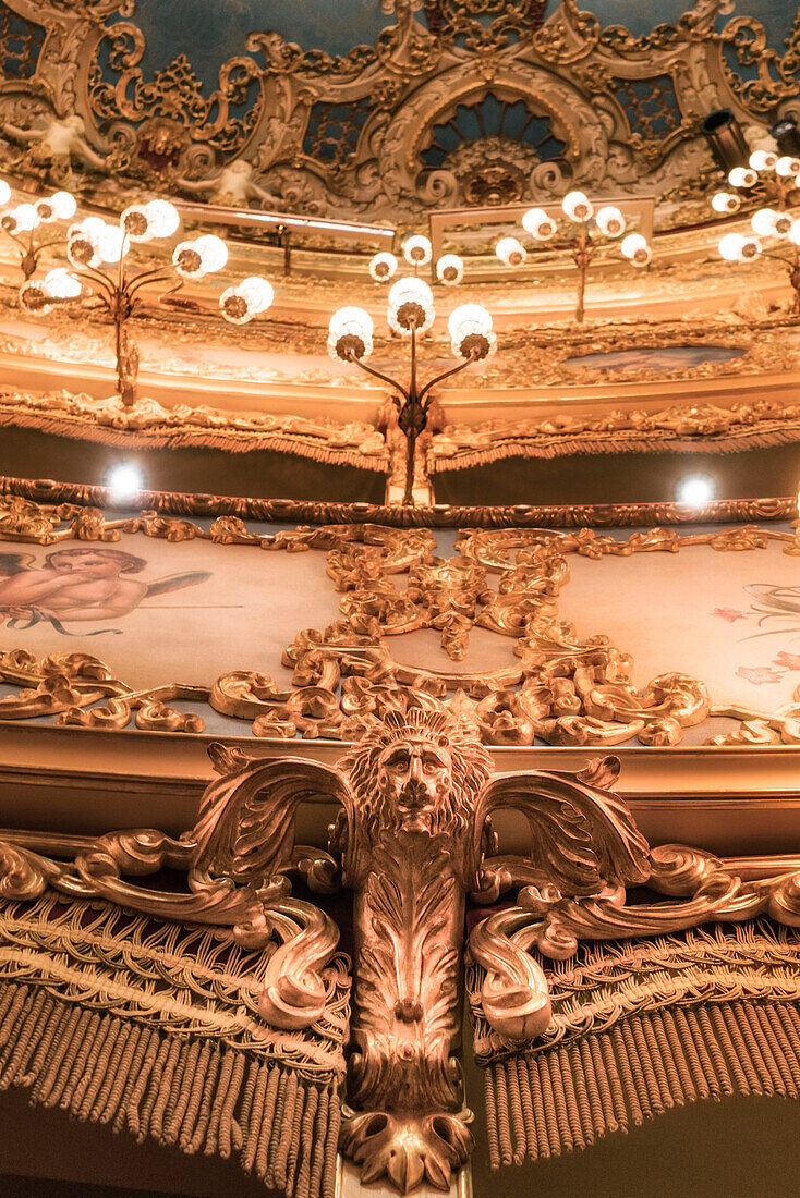 La Fenice, Opernhaus, Decke, Venedig, Italien, Europa