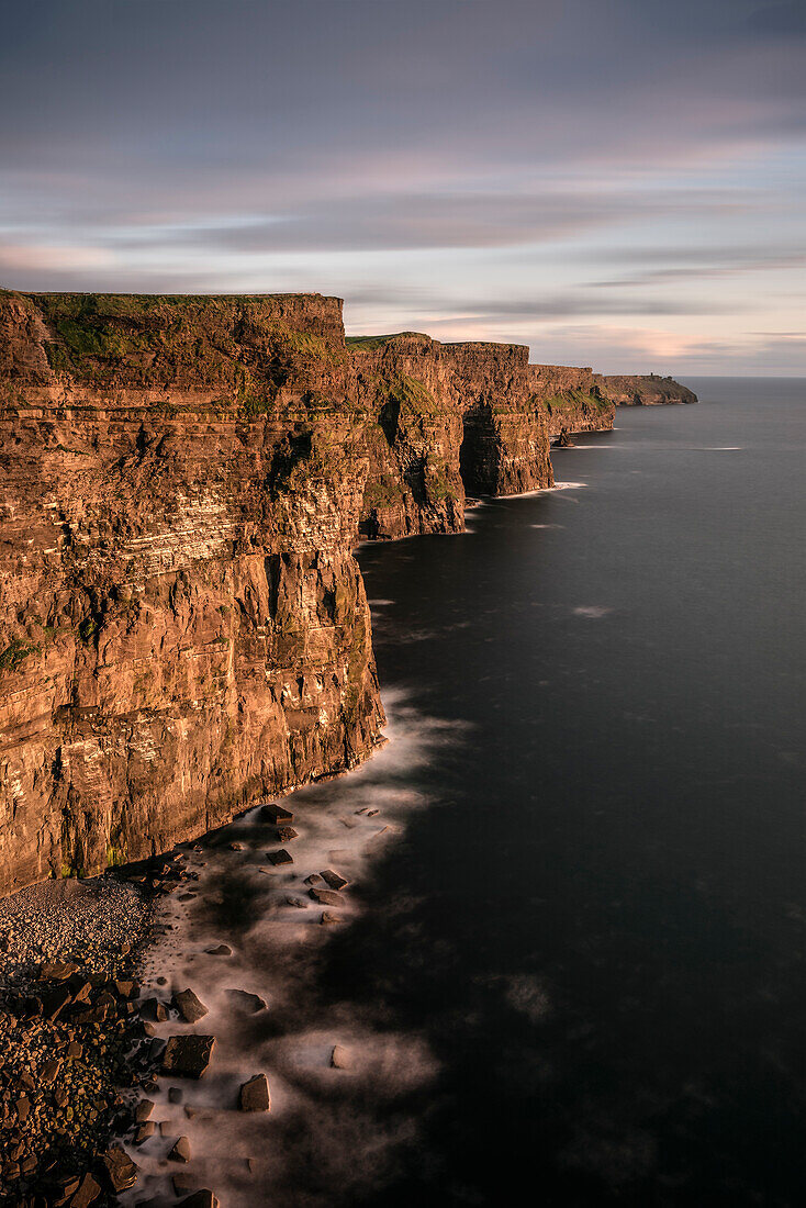 view at Cliffs of Moher, County Clare, Wild Atlantic Way, Ireland, Europe
