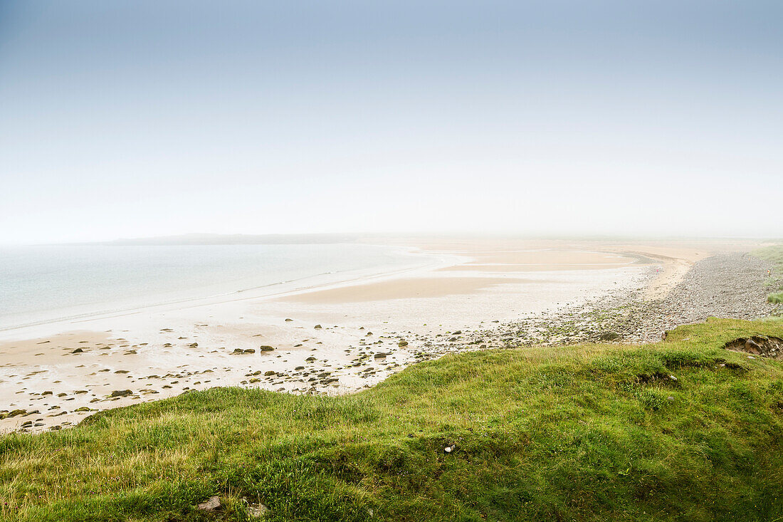 Dooniver Beach foggy, Achill Island, County Mayo, Ireland, Wild Atlantic Way, Europe