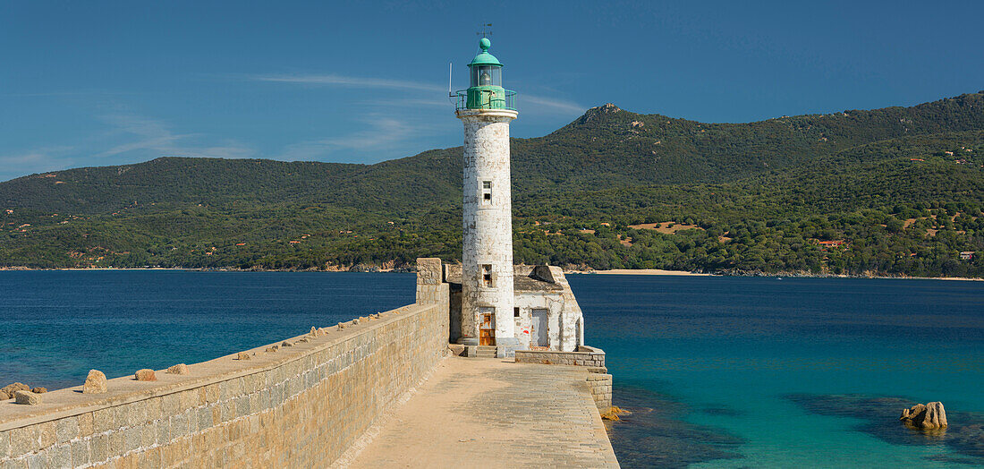 Leuchtturm von Propriano, Département Corse du Sud, Korsika, Frankreich