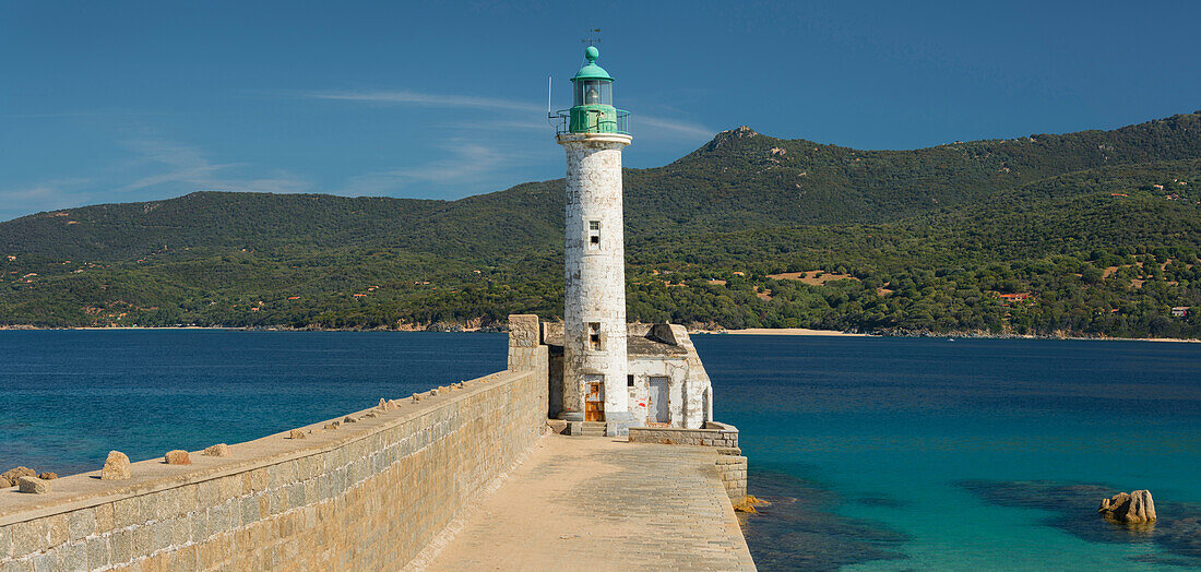 lighthouse of Propriano, Department of Corse du Sud, Corsica, France