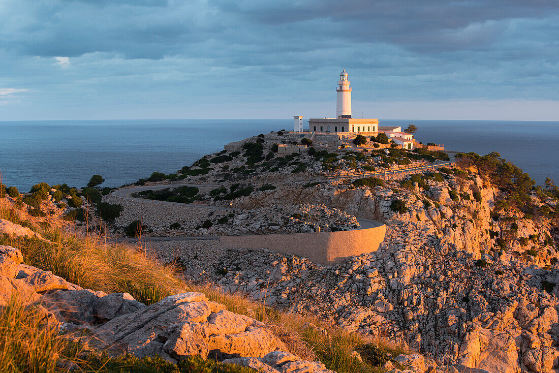 Leuchtturm am Cap Formentor, Mallorca, Balearen, Spanien