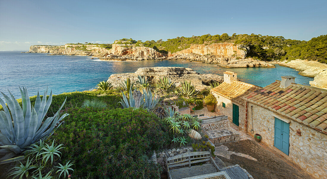 house at the Cala s'Almunia, Santanyi, Mallorca, Balearic Islands, Spain