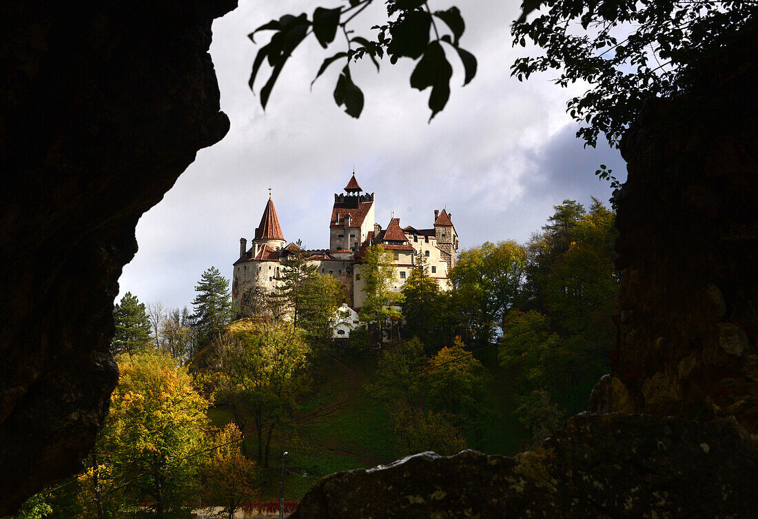 (Dracula-) Burg Bran bei Brasov (Kronstadt), Siebenbürgen, Rumänien