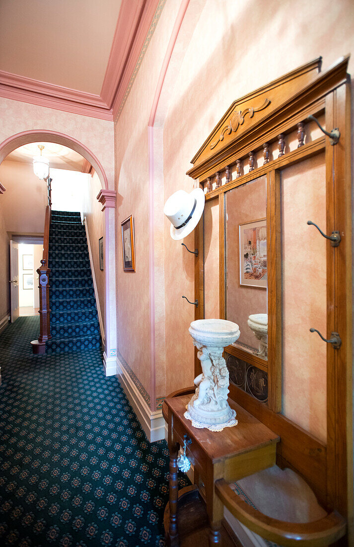 Interior of the Victoria Court Hotel in the inner city suburb of Potts Point, Sydney, New South Wales, Australia