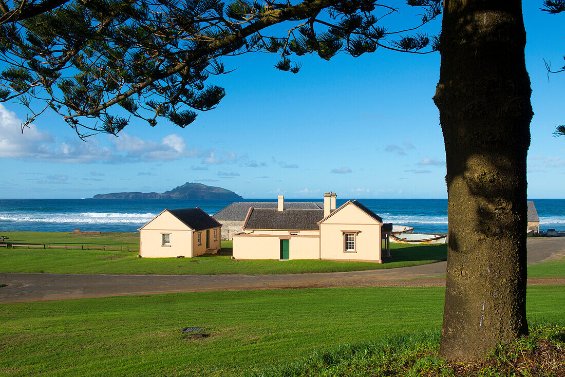 Die ehemalige britische Strafkolonie Kingston auf Norfolk Island ist wals Weltkulturerbe gelistet, Australien
