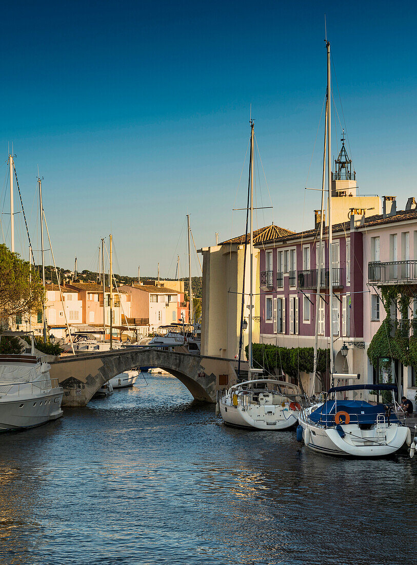 Port Grimaud, Var, Provence Alpes Côte d'Azur, Südfrankreich, Frankreich