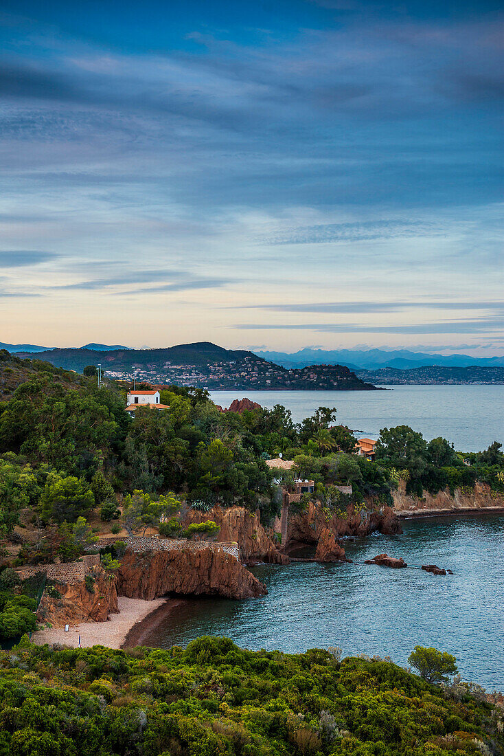 Cap Roux,  Esterel-Gebirge, Anthéor, Saint-Raphaël, Côte d'Azur, Département Var, Provence-Alpes-Côte d'Azur, Frankreich