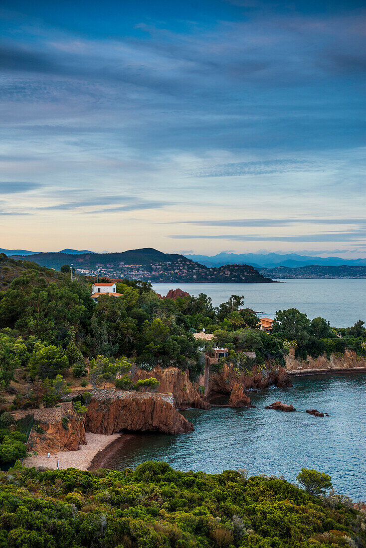 Cap Roux in the Esterel mountains, Anthéor, Saint-Raphaël, French Riviera, Var, Provence-Alpes-Côte d'Azur, France