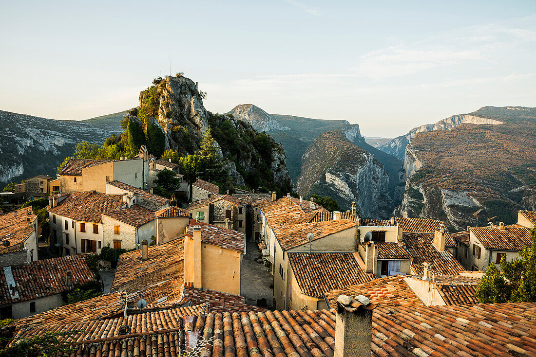 Rougon, Verdonschlucht, Gorges du Verdon, auch Grand Canyon du Verdon, Departement Alpes-de-Haute-Provence, Region Provence-Alpes-Côte d'Azur, Frankreich