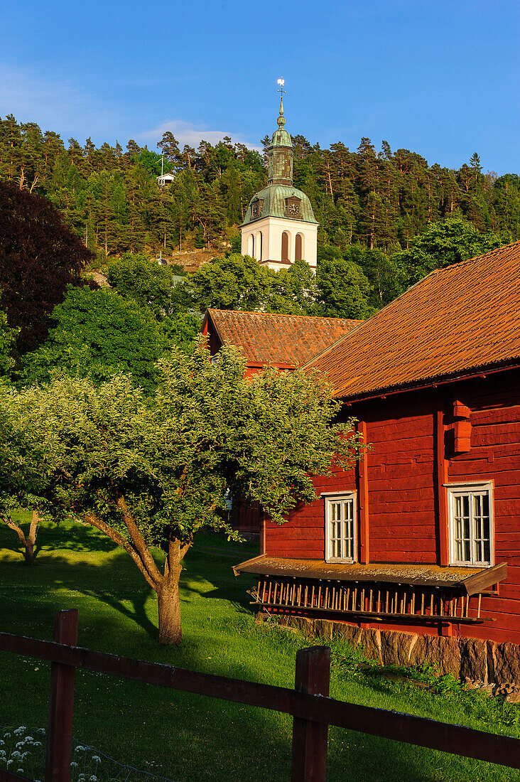 Sweden house with garden, Gränna, Lake Vättern, Östergötland, Sweden