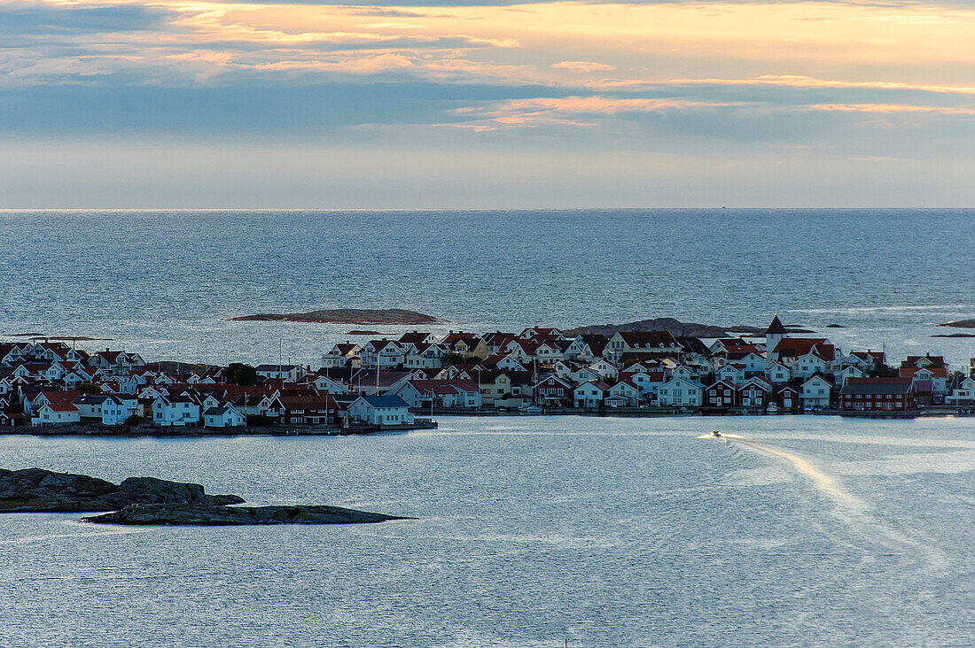 View from the local mountain of Rönnäng, Tjörn, Bohuslän, Sweden