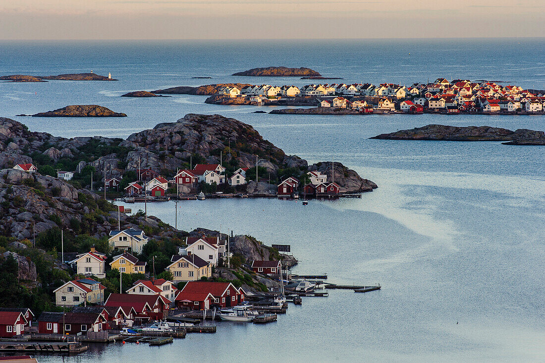 View from the local mountain of Rönnäng, Tjörn, Bohuslän, Sweden