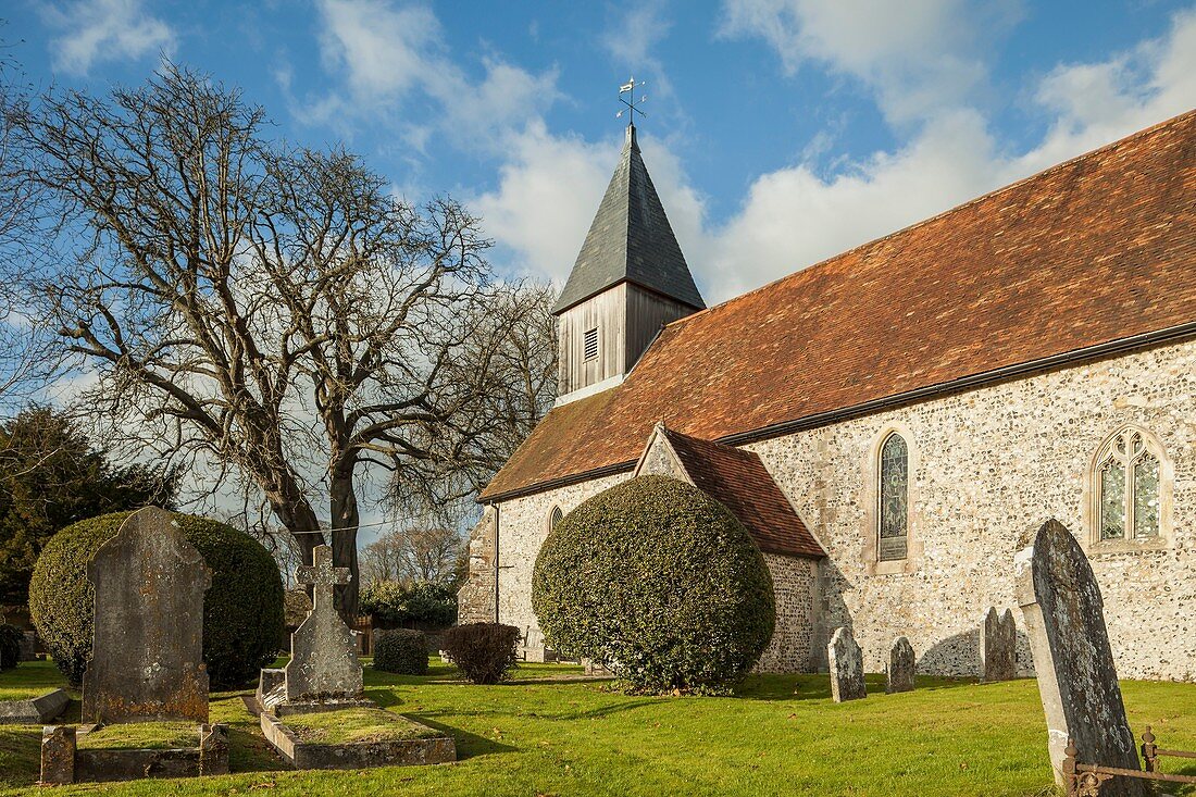 Exton village church, Hampshire, England.