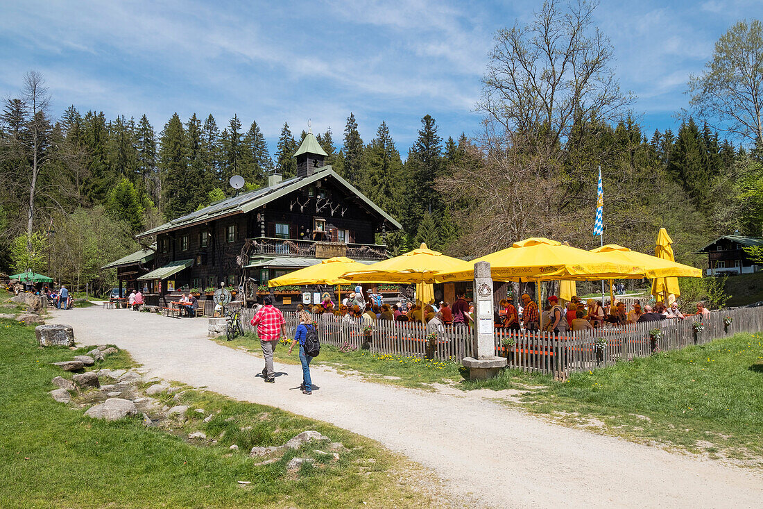 Gasthaus Schwellhäus’l Trifter Klause, Nationalpark, Bayerischer Wald, Bayern, Deutschland, Europa
