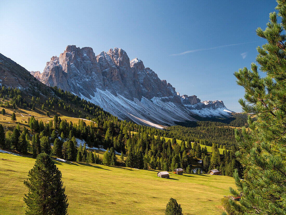 Geisler mountains, Dolomites, Alps, South Tyrol, Italy, Europe