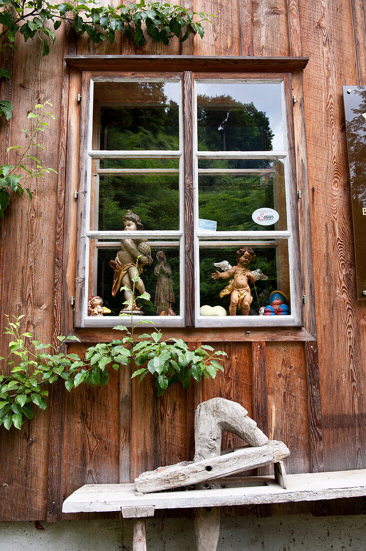 window, carving, Austria, Europe