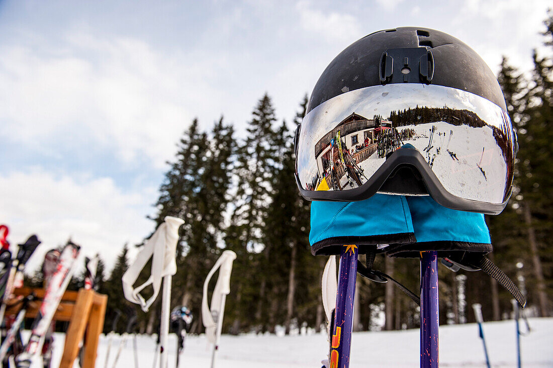 helmet, skiing, winter, Schladming, Austria, Europe