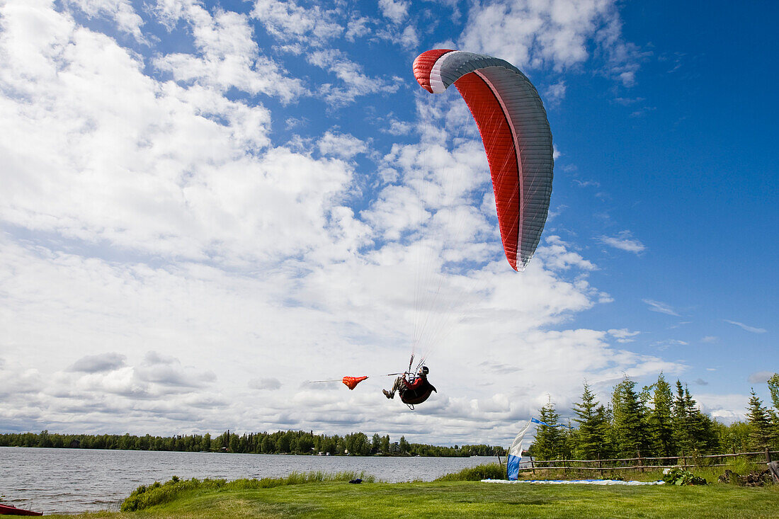 Paragliding Instruction Class, Alaska, USA