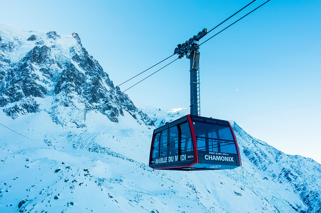 Tram To Aiguille Du Midi; Chamonix, France