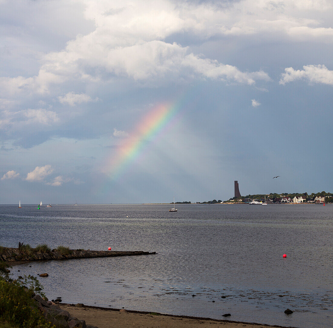 laboe, kiel fjord, baltic sea, friedrichsort, kiel, schleswig-holstein, germany