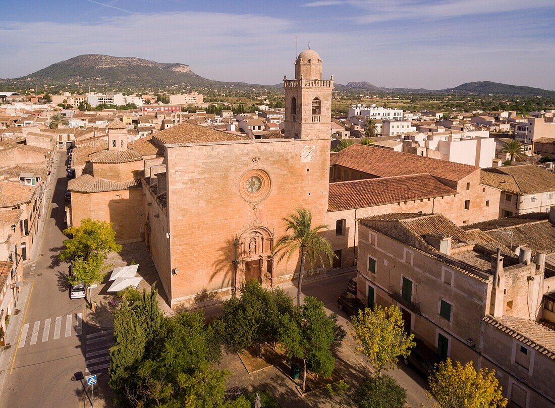 Church and cloister of Sant Bonaventura, Llucmajor, Mallorca, balearic islands, spain, europe.