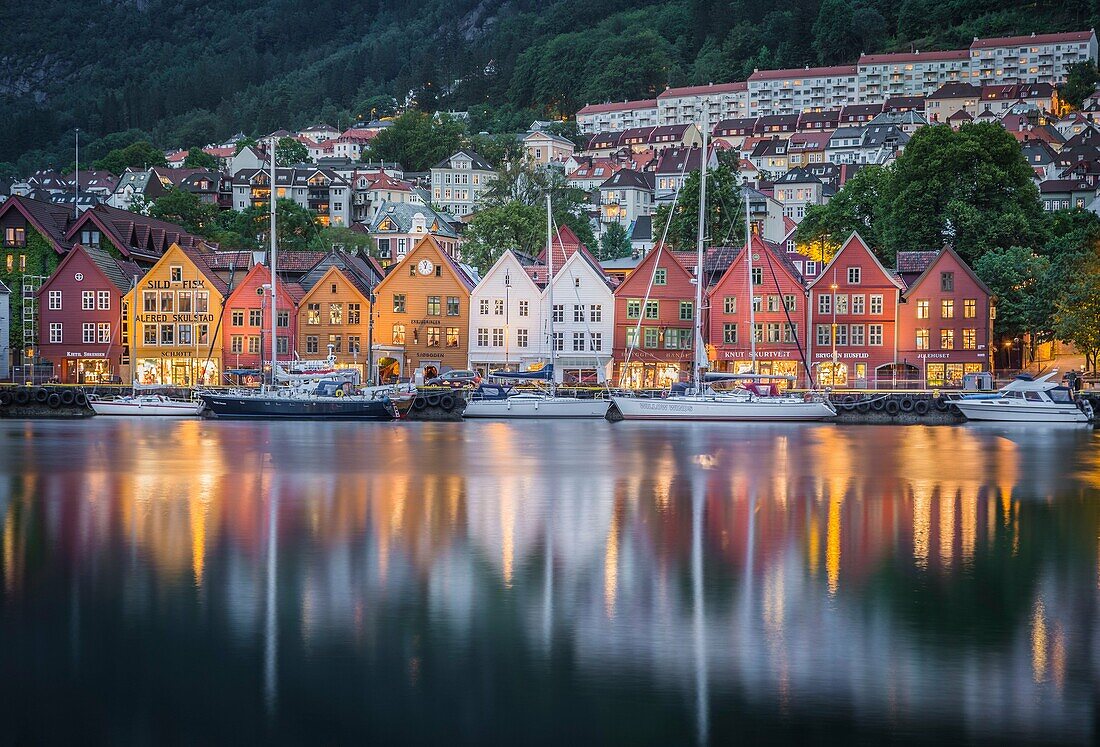 Bergen artistic quarter, Southern Norway.