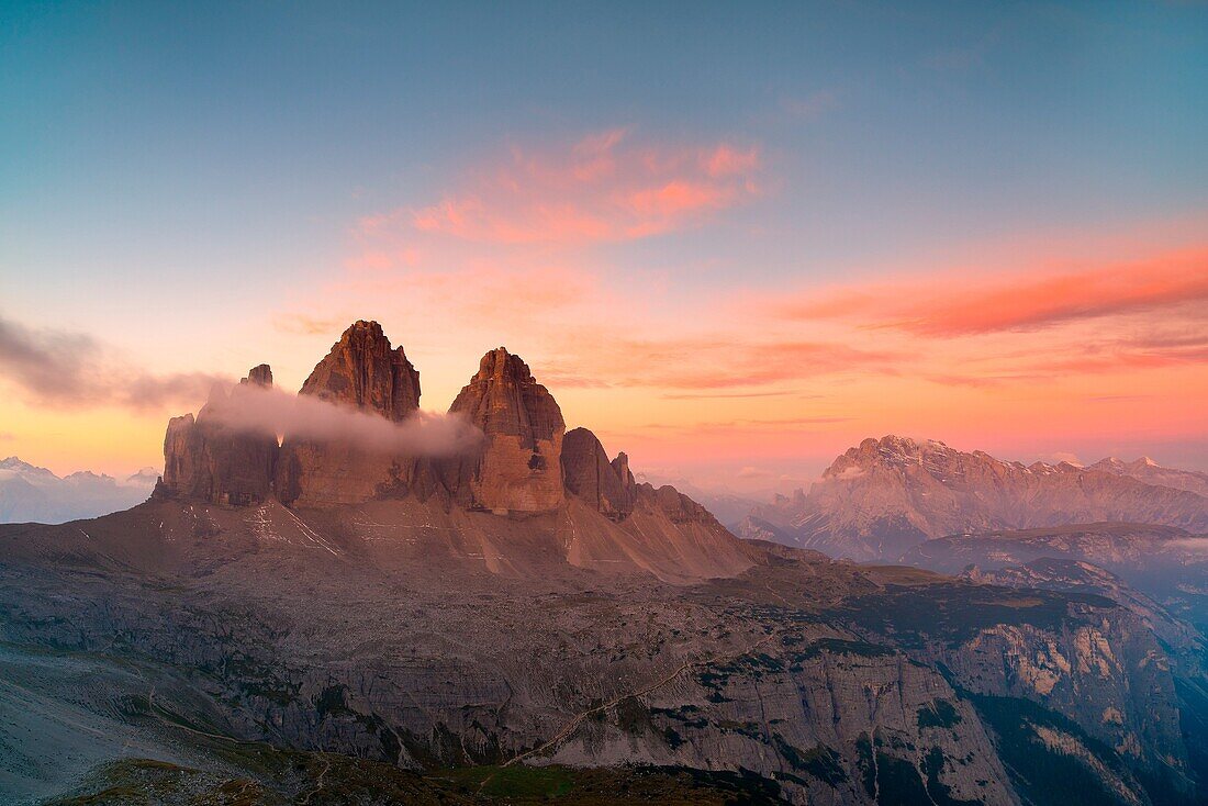 Sesto Dolomites, Trentino Alto Adige, Italy, Europe.