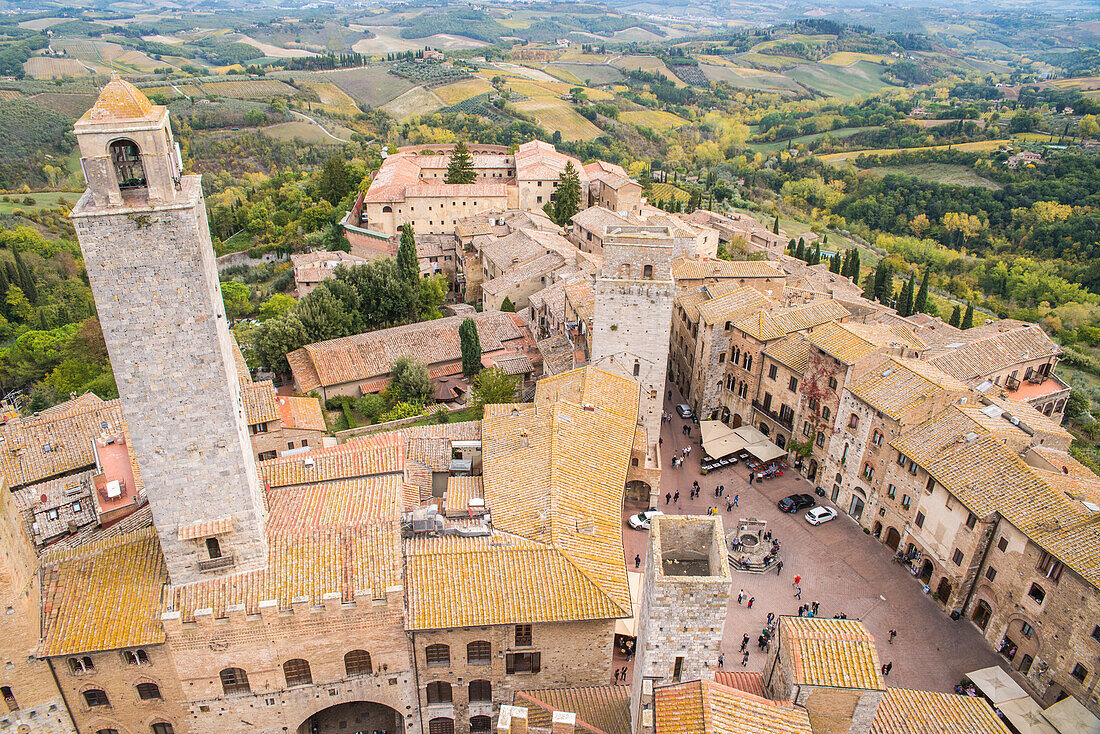 San Gimignano, Siena province, Tuscany, Italy, Europe