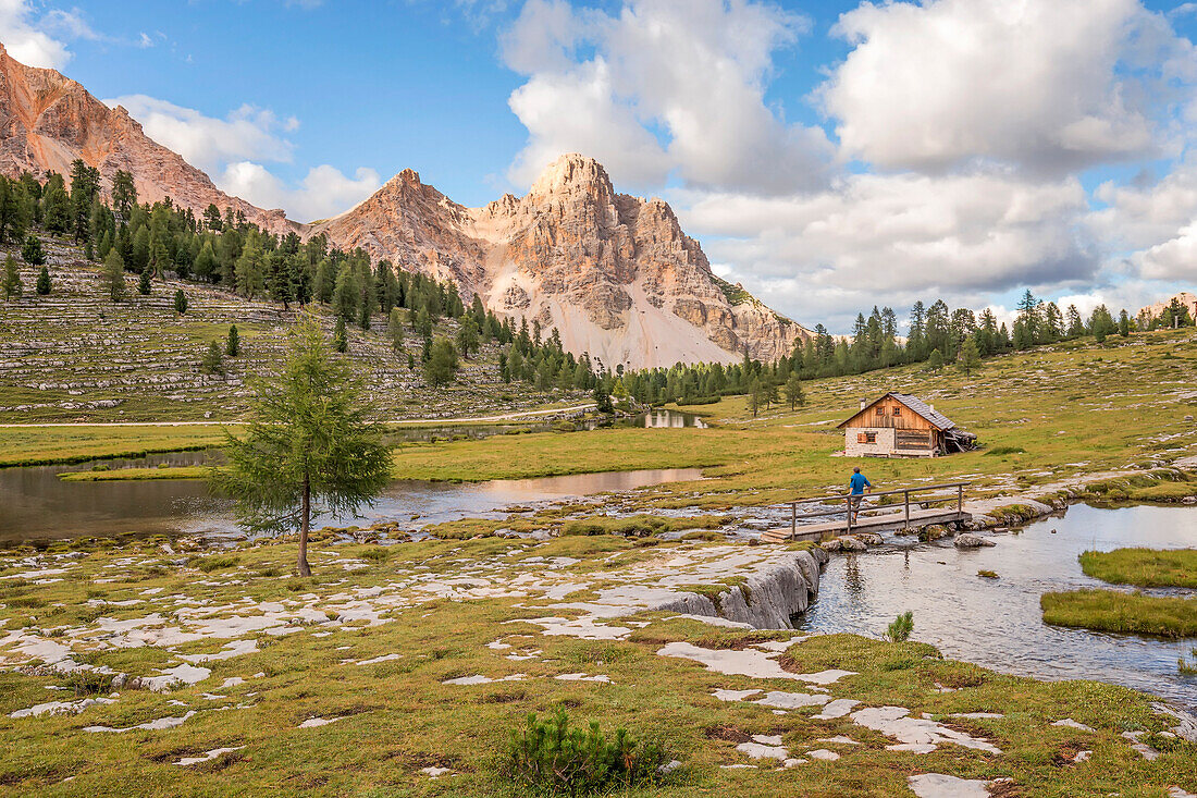 Rifugio Lavarella, Parco Naturale Fannes - Sennes - Braies, San Vigilio di Marebbe, Bolzano, Bozen, Italy, Europe