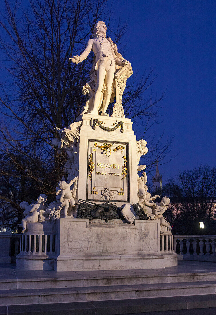 Monument to Wolfgang Amadeus Mozart, Vienna, Austria