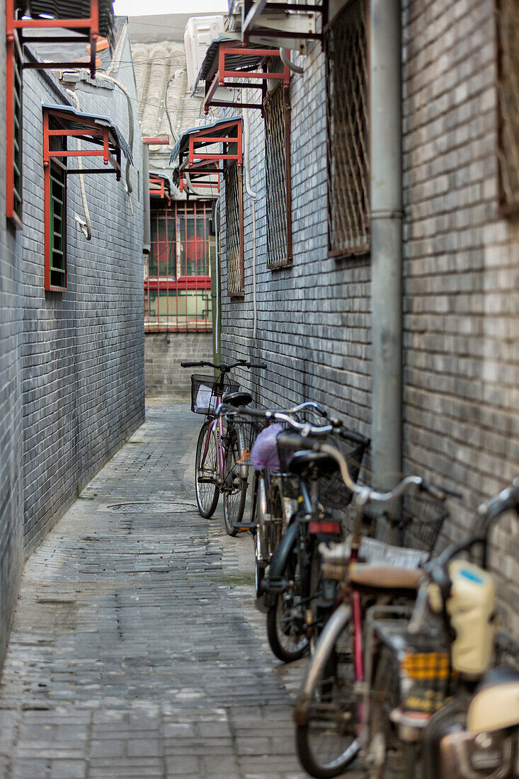 Asia,Asian,East Asia,China,Beijing.Typical hutong in Beijing