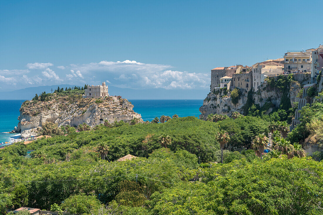 Tropea, province of Vibo Valentia, Calabria, Italy, Europe. Sanctuary of Santa Maria Island