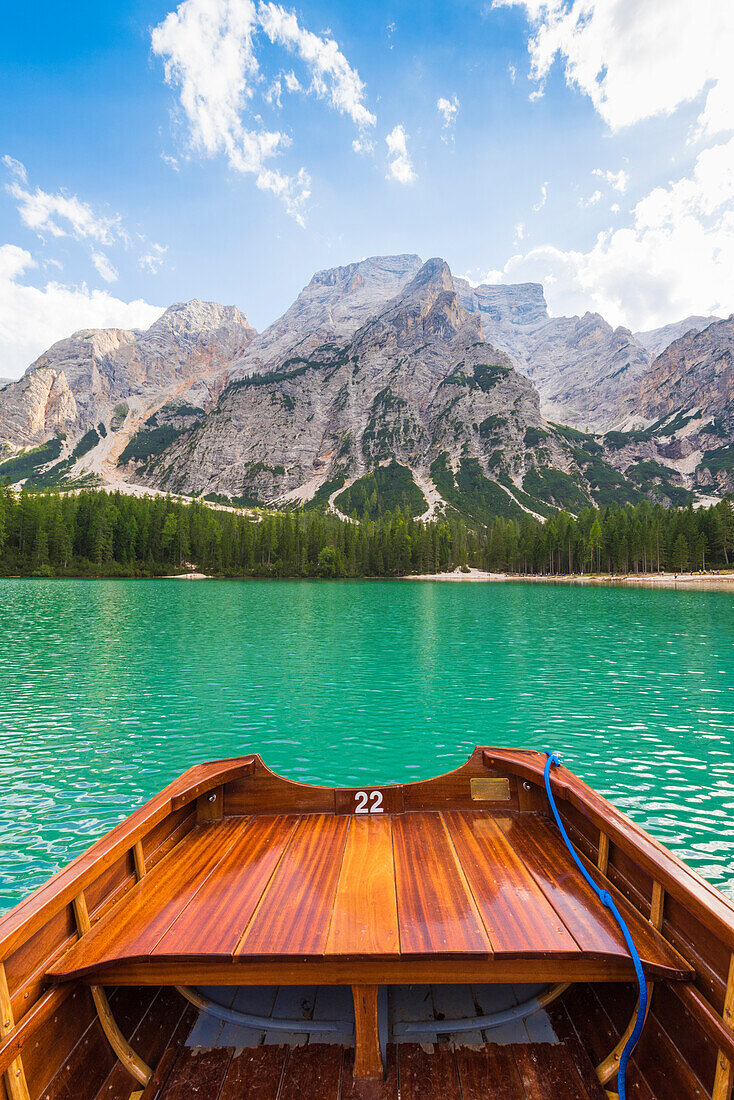 Lake Braies,Braies,Bolzano province,Trentino Alto Adige,Italy