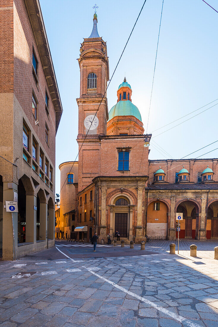 Bologna,Emilia Romagna,Italy View of church Santi Bartolomeo