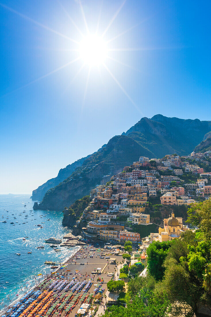 Positano,Amalfi coast,Salerno province,Campania,Italy